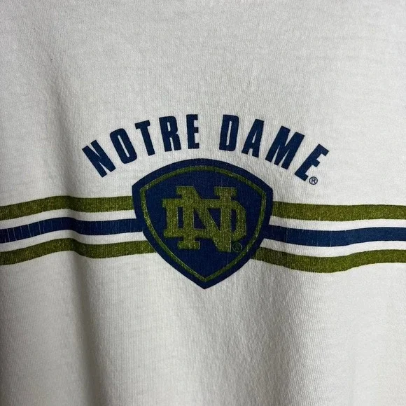 Vintage Notre Dame Adidas Tee - Picture 3 of 8